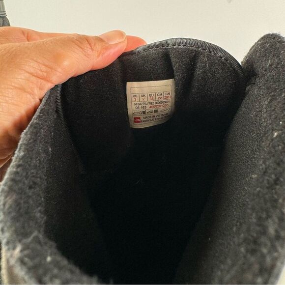 The North Face Kids Girls Boots Black Thermoball Shellista Quilted Winter US 3 - Picture 9 of 9